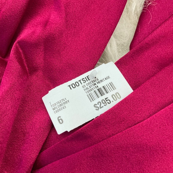 Halston Heritage Evening Gown Purple Dress - Picture 7 of 8